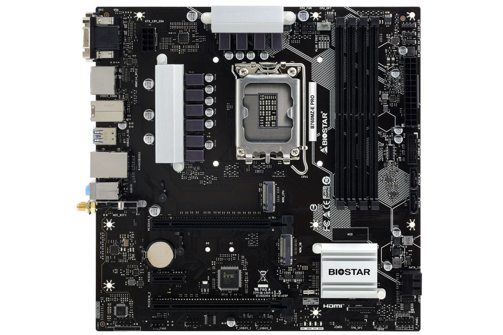 Bekijk afbeelding 1 van Biostar B760MZ-E PRO 1700 micro ATX DDR5